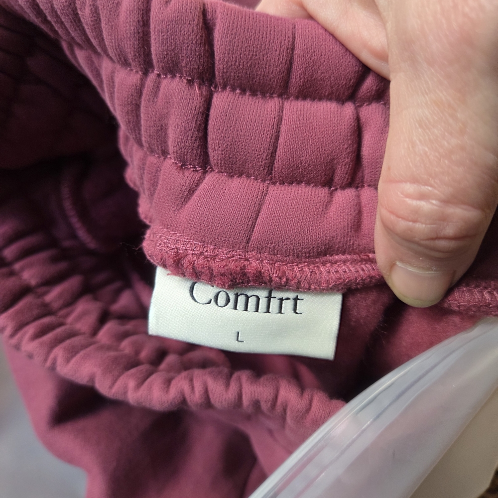 Comfrt Women's Pink Joggers - Picture 3 of 4